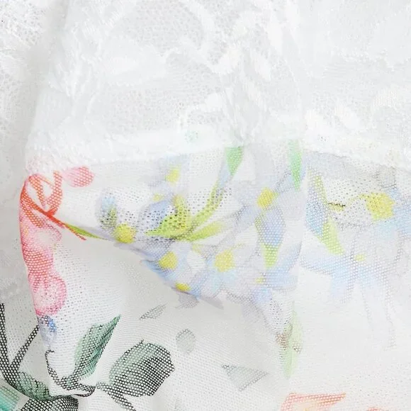 LISE CHARMEL Tulle and Lace Underwire Bra in a Floral Print Size 32C NWT - Picture 4 of 4